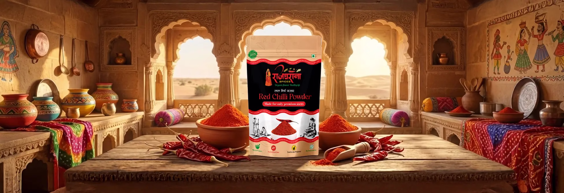 Red Chilli Powder – 100% Natural, No Artificial Color, Handcrafted Taste